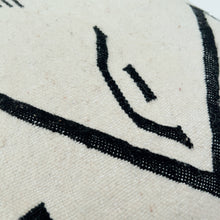 Load image into Gallery viewer, W&amp;B Square Floor Cushion (Lines &amp; Motifs)